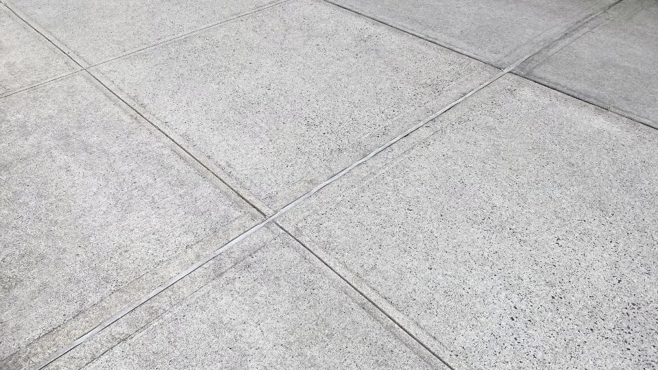 Concrete slabs used to create a new concrete sidewalk