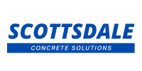Scottdale concrete solutions logo specializing in stamped concrete.